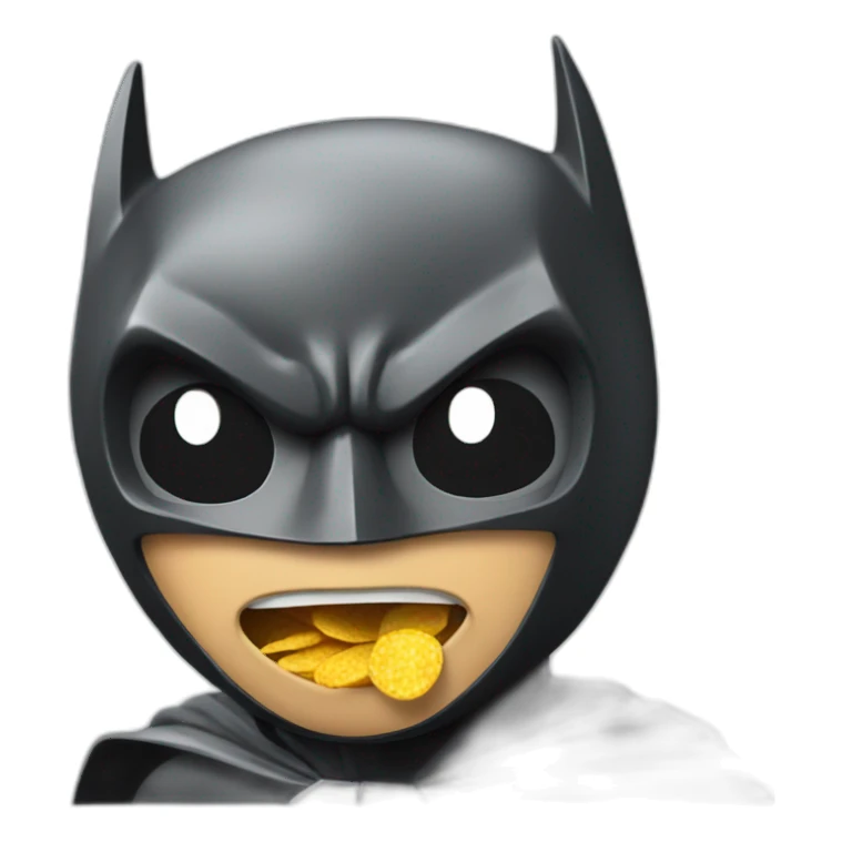 Batman qui mange des chips sticker