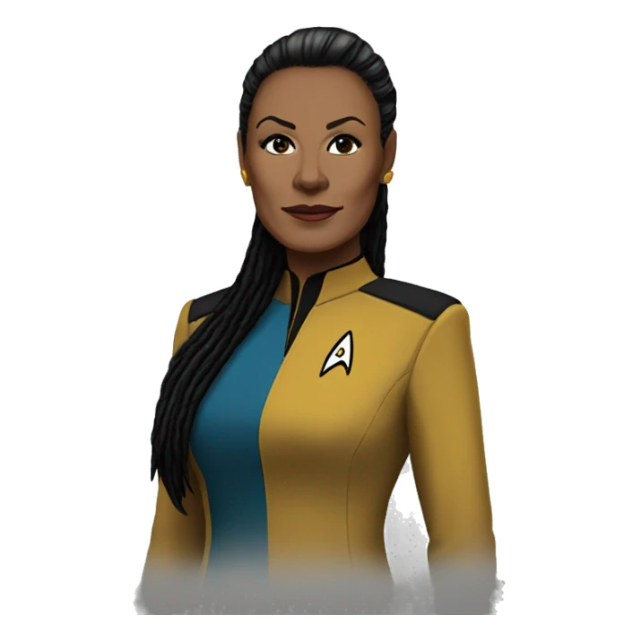 Star Trek Counselor Deanna Troy sticker