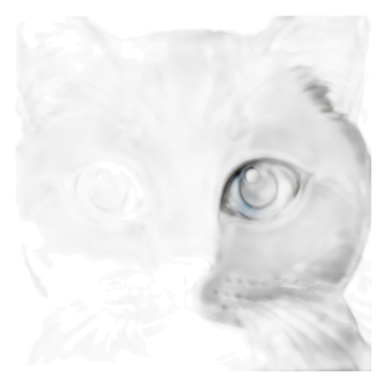 british cat blue eyes sticker