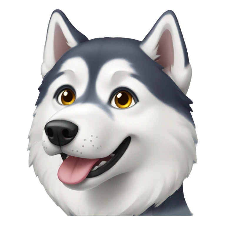 Husky with heterochromea sticker