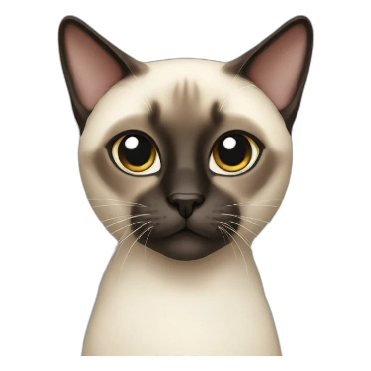 Siamese cat sticker