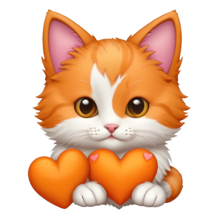 Hello  kiti avec un coeur sticker