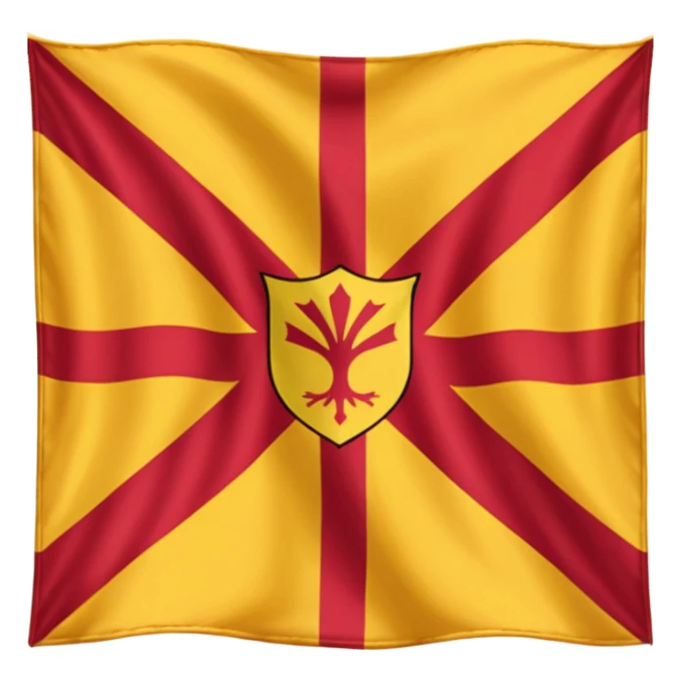 Bandiera della catalunya dimensione 64x64 sticker