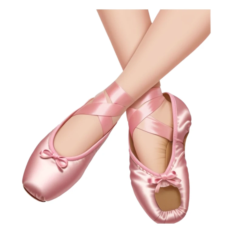 ballerina pointe shoes no bows sticker