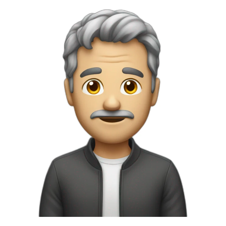 A man who doesn't know what he's doing sticker