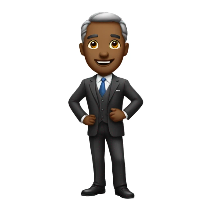 rich business man sticker