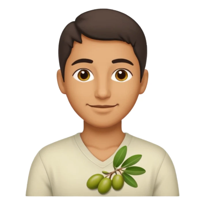 EliNi göğsine koyup rahatlayan huzurlu sticker