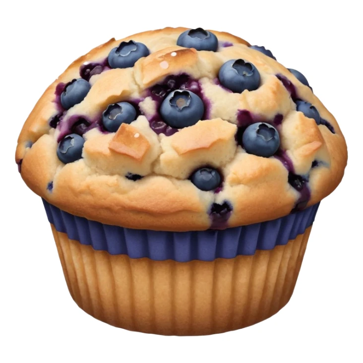 A McDonald's blueberry muffin sticker