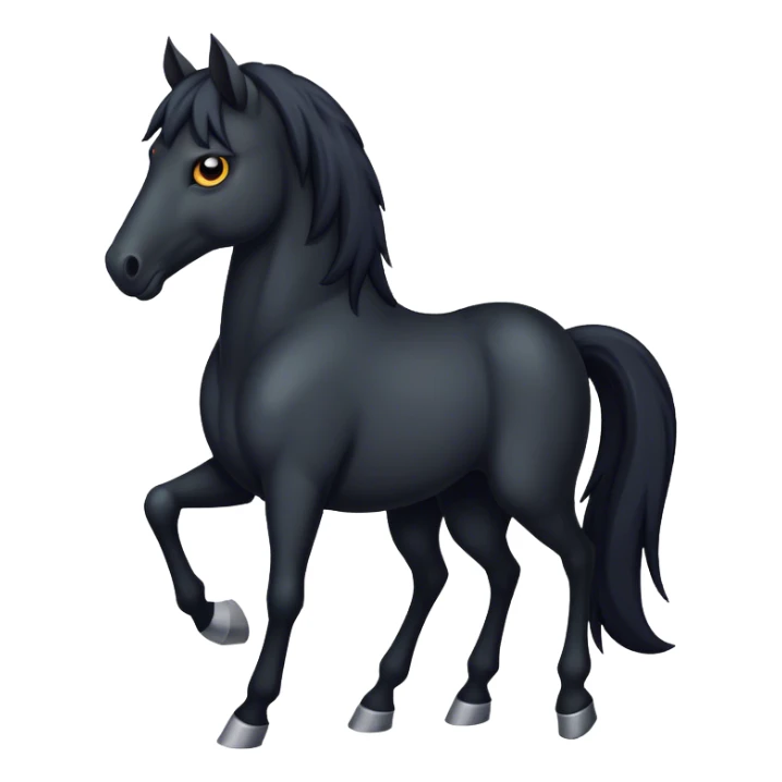 evil horse sticker