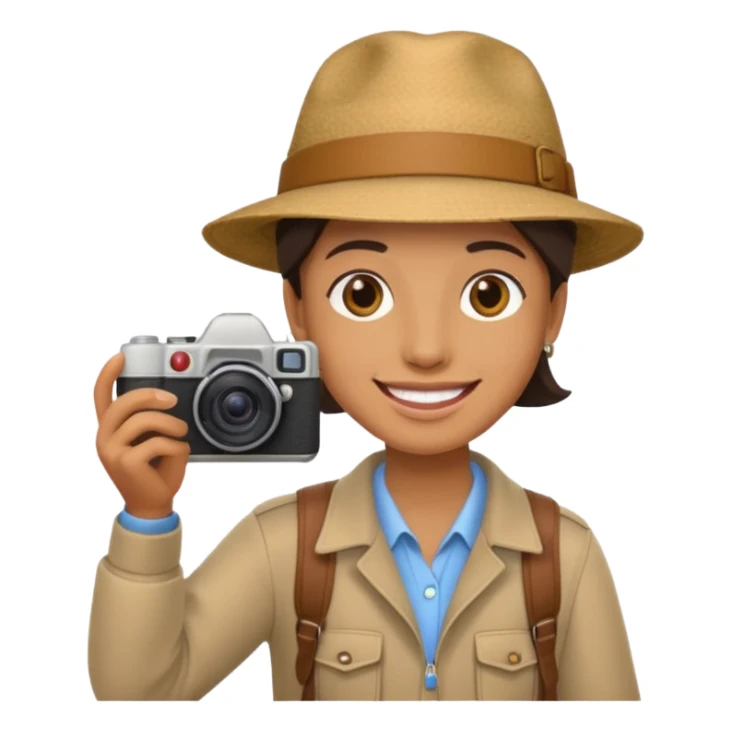 Tourist Taking Photo sticker