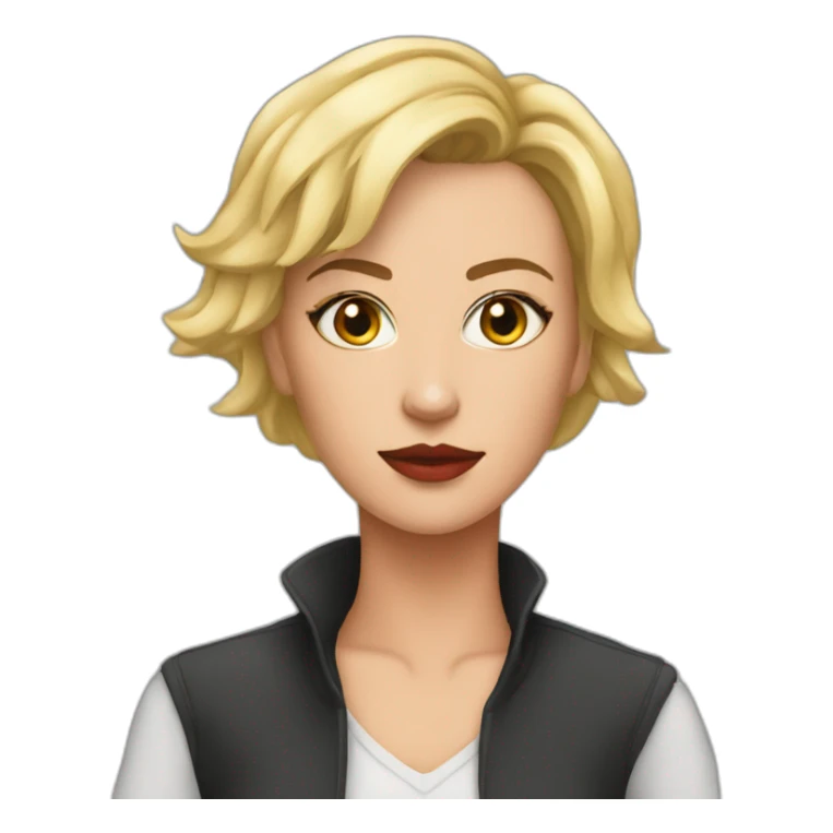 charleze theron serious real sticker