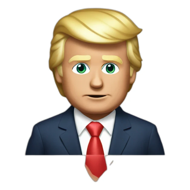 Donald Trump and Emmanuel Macron sticker