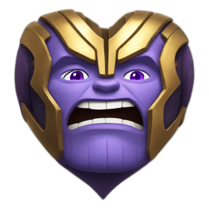 thanos heart sticker