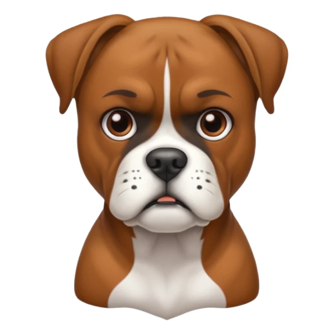 Boxer dog sticker