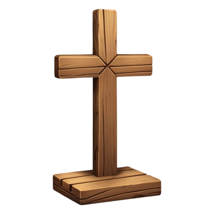 Cross sticker