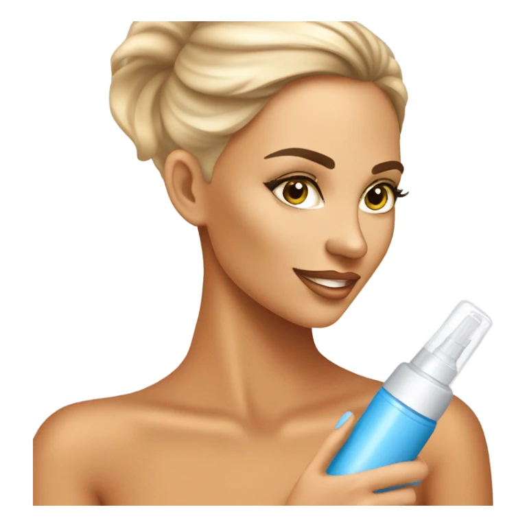 Master of spray tanning sticker