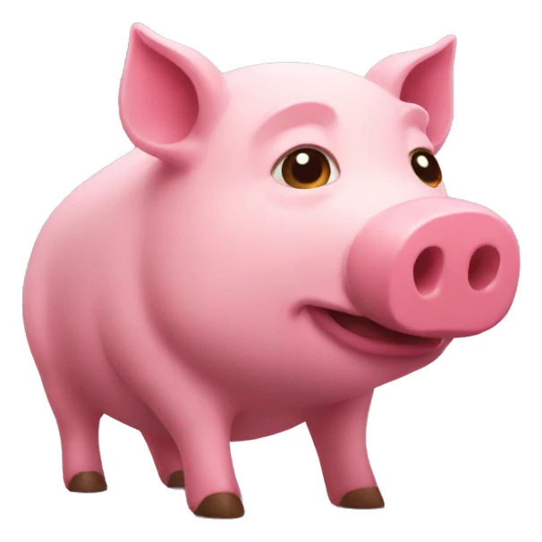 Ironman pig sticker