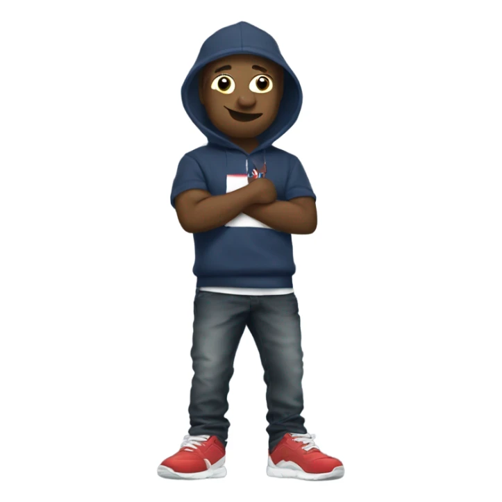 le rappeur français niska  sticker
