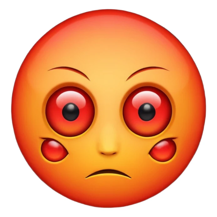red eyes emoji sticker