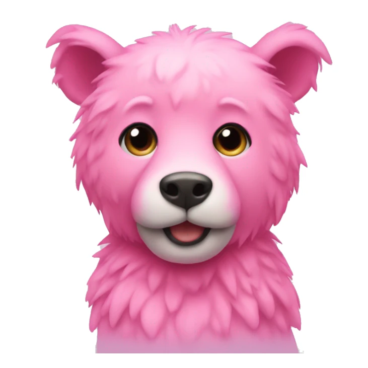 pink animal sticker