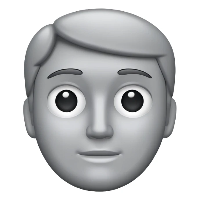 Shape of Ohio with face  sticker