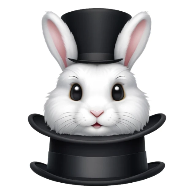 rabbit out of a hat sticker