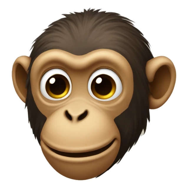 A monkey give you a kiss sticker