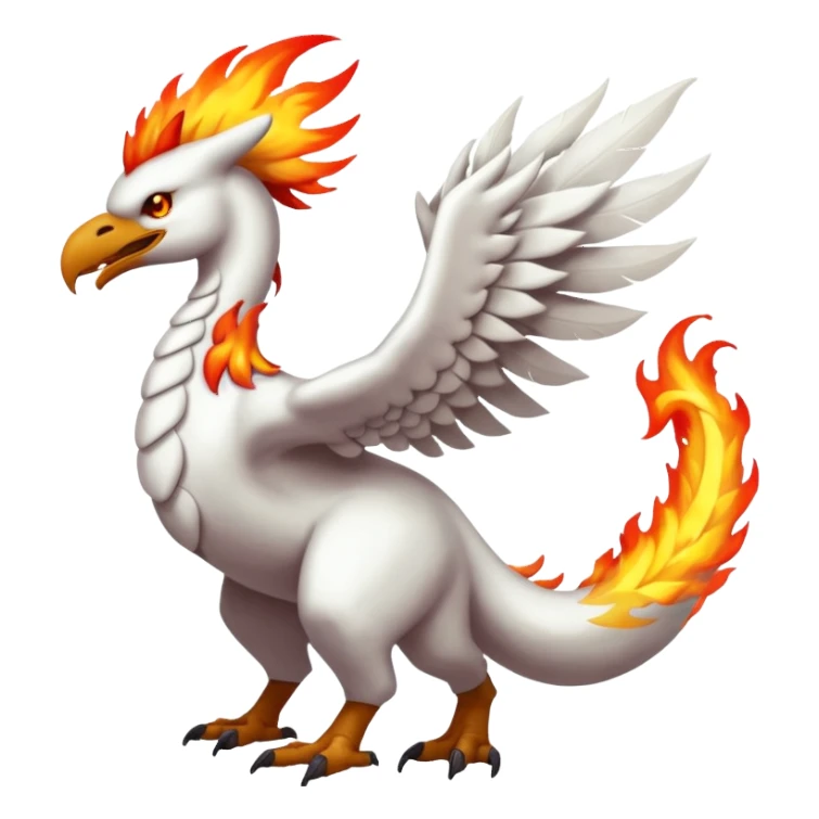 Reshiram-Fakémon-hybrid-creature (full body)  sticker