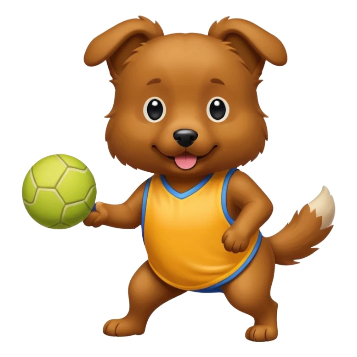 Dog with pickkeball sticker