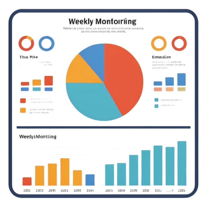 weekly monitoring sticker