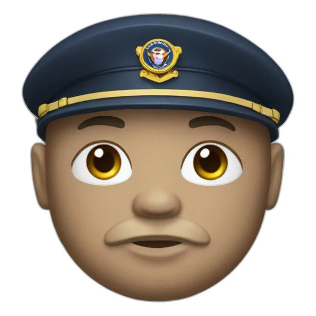 Fat navy seal with heart sticker