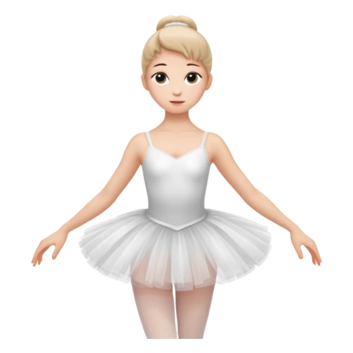 Ballerina girl sticker