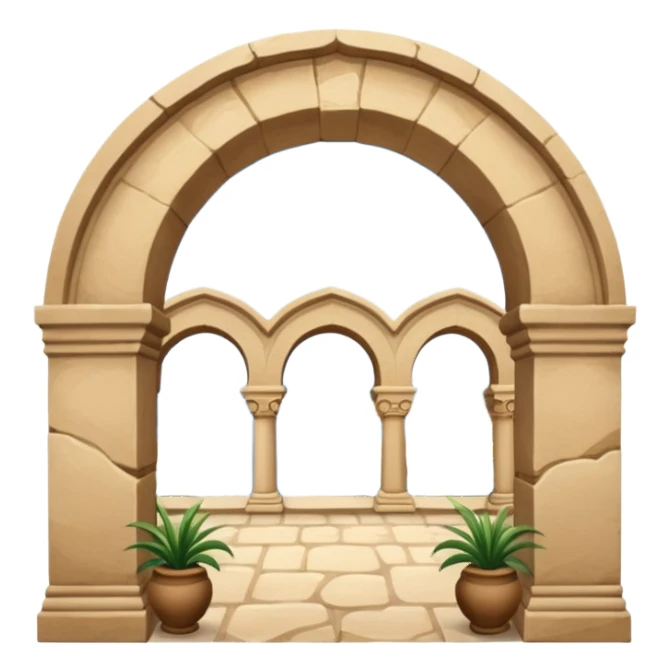 triple arch like santa barbara serial sticker