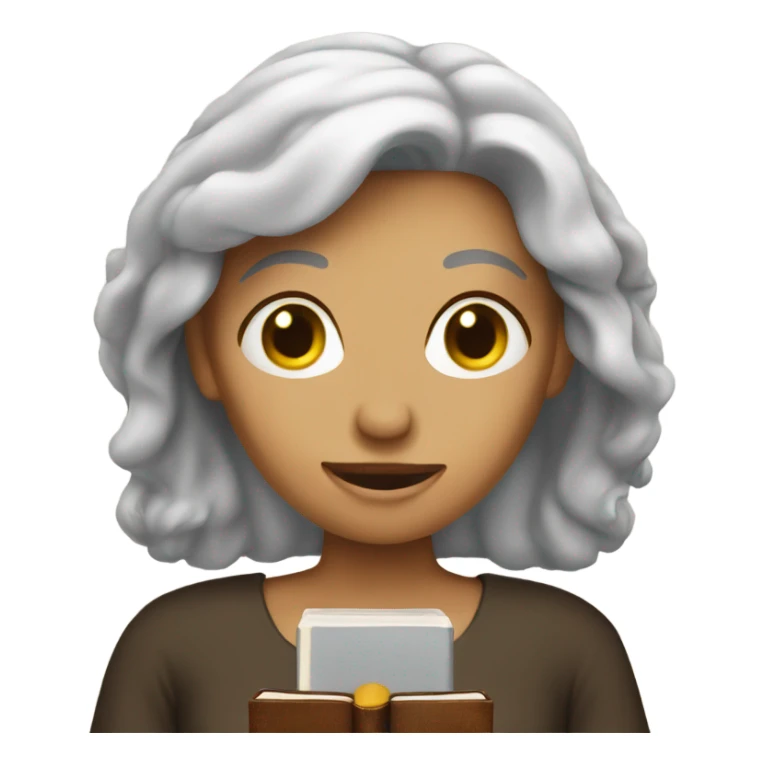 Lady with Bible  sticker