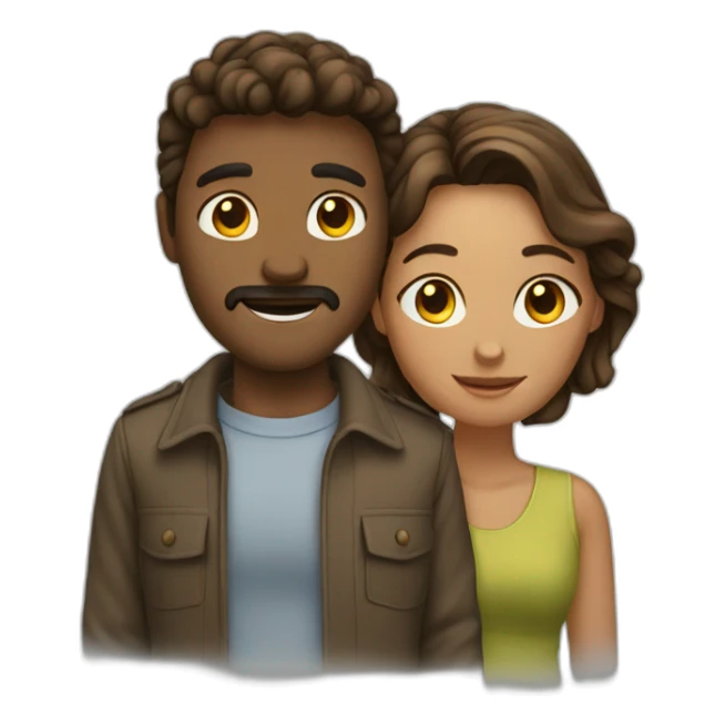 Couple qui se separe sticker