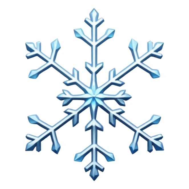 Snowflakes in winter morning sticker
