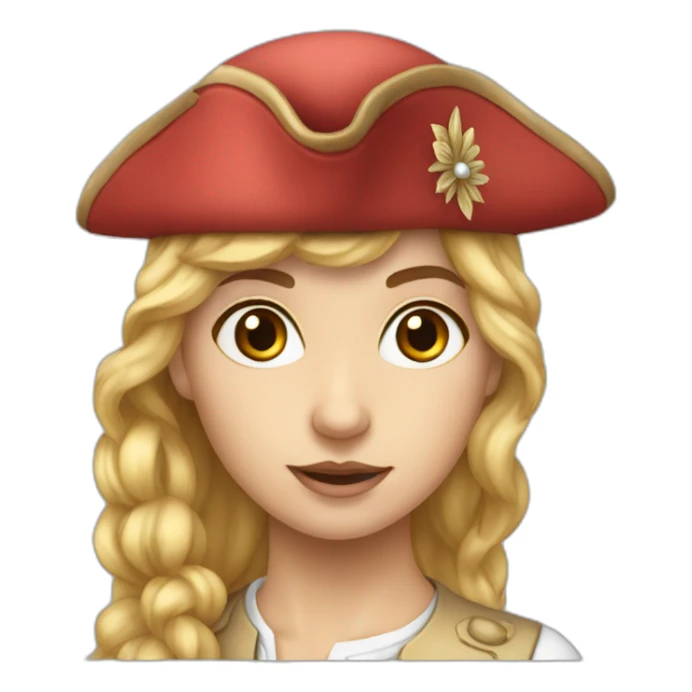 French-Revolution-girl-phrygian-cap sticker
