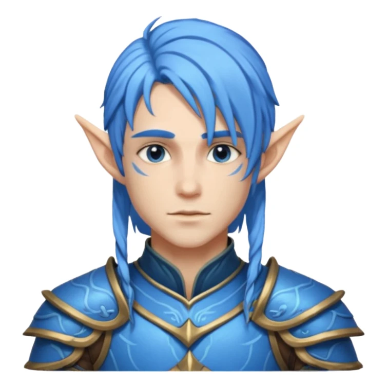 ESO male water elf sticker