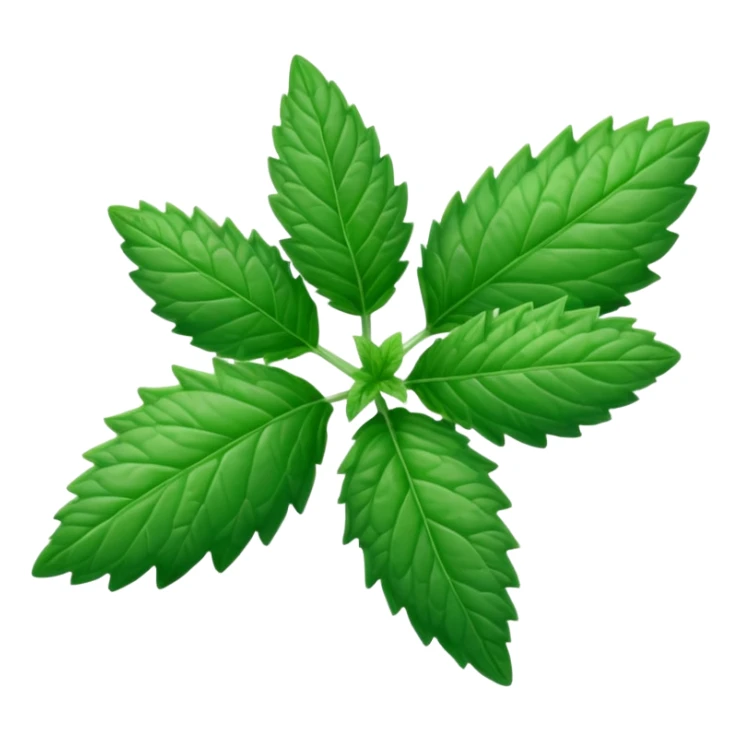 Peppermint (Mentha \(\times \) piperita)  sticker