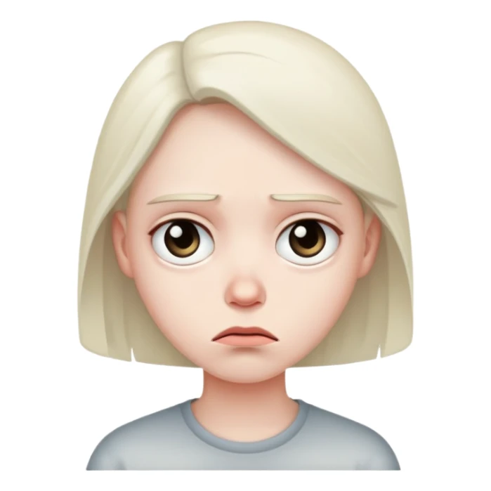 sad and annoyed sticker