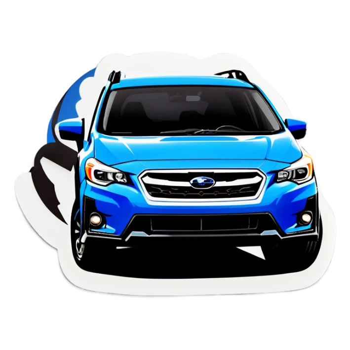 Subaru Crosstrek sapphire blue  sticker