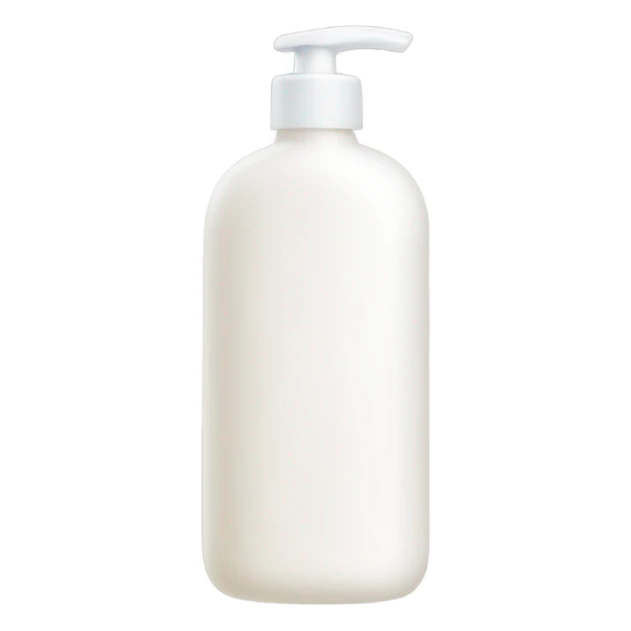 White bottle of soap sticker