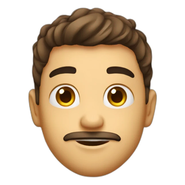 Sourcil en haut plus sourir sticker