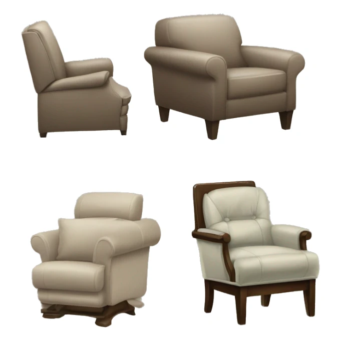 arm chairs, recliners, sleeper chairs, upholstered chairs sticker