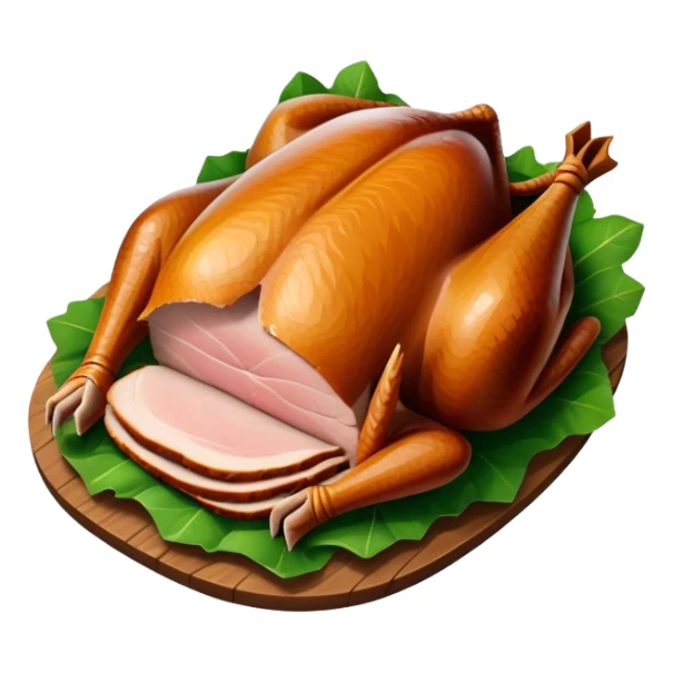 Collared greens and smoked turkey  sticker