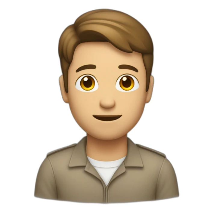 Homme qui lève la main gauche sticker