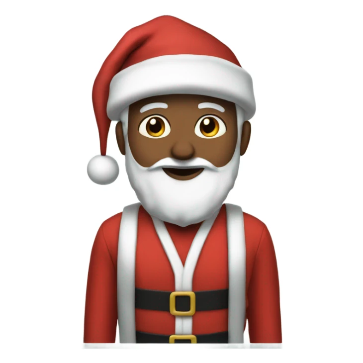 Me dressed as Santa Claus  sticker