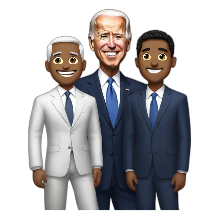 natanael cano and junior h with joe biden sticker