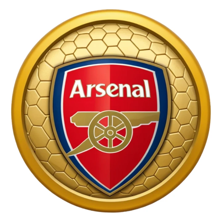 Arsenal football logo sticker