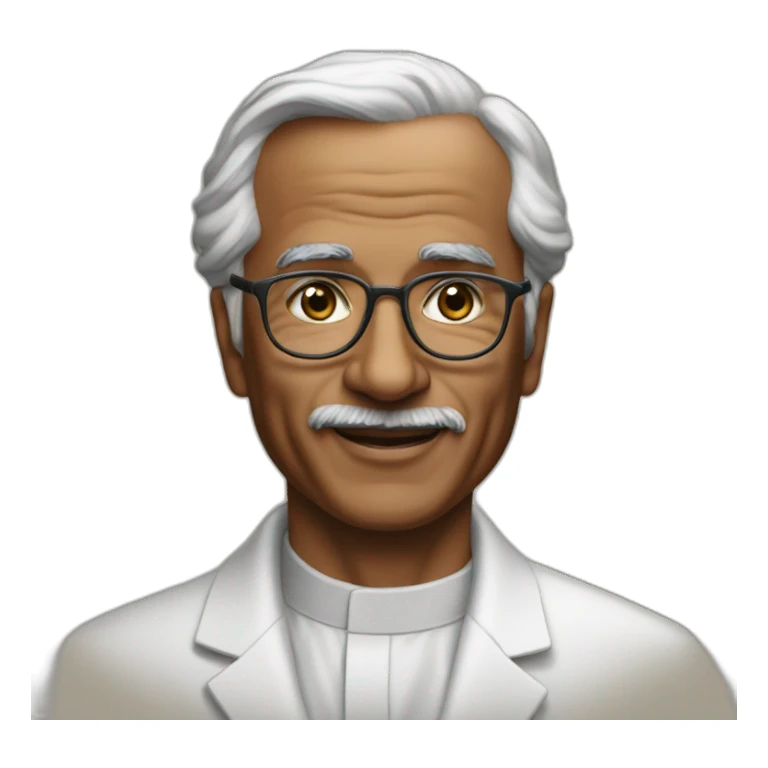 Abdulrazak Gurnah with nobel prize sticker